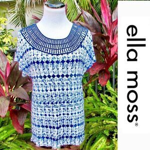 Ella Moss Crochet Detail Top